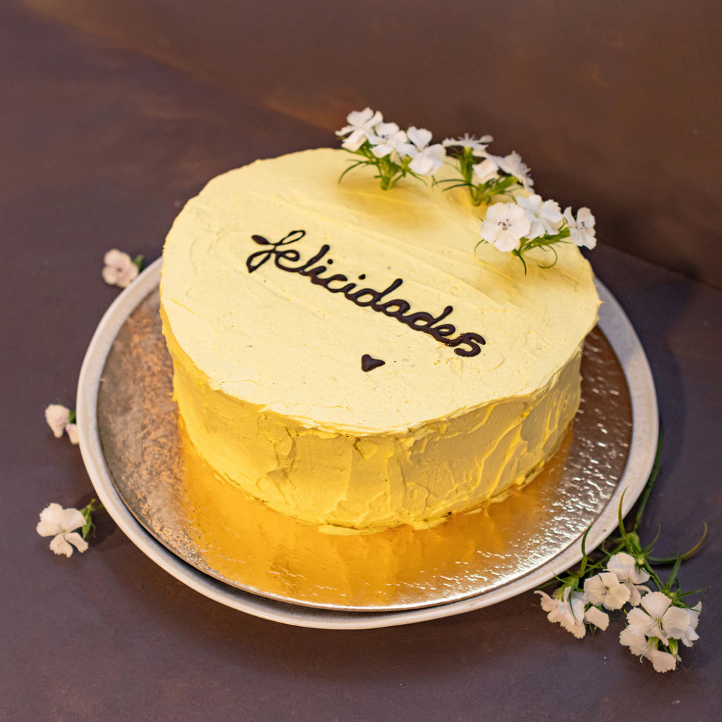 Custom cake with a message